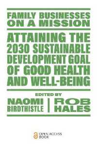 Attaining the 2030 Sustainable Development Goal of Good Health and Well-Being (Family Businesses on a Mission)