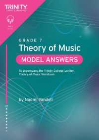 Trinity College London Theory of Music Model Answers Grade 7 : To accompany the Trinity College London Theory of Music Workbook