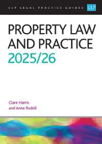 Property Law and Practice 2025/26 : Legal Practice Course Guides (LPC)
