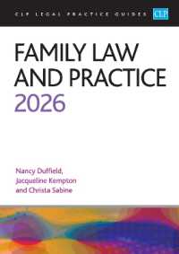 Family Law and Practice 2026 : Legal Practice Course Guides (LPC)