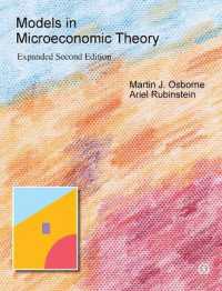 Models in Microeconomic Theory : 'She' Edition （2ND）
