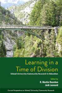Learning in a Time of Division : School-University-Community Research in Education (Current Perspectives on School/university/community Research)