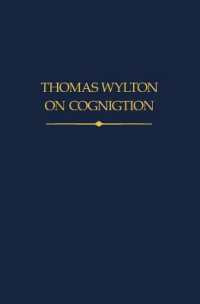 Thomas Wylton on Cognition (Auctores Britannici Medii Aevi)