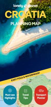 Lonely Planet Croatia Planning Map (Map)