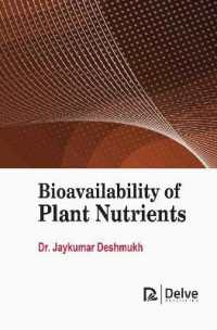 Bioavailability of Plant Nutrients （Library Binding）