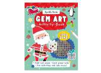 Gem Art Activity Book : Sparkly Santa (Gem Art Activity Book) （Spiral）