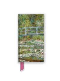 Claude Monet: Bridge over a Pond of Water Lilies (Foiled Slimline Journal) (Flame Tree Slimline Journals)