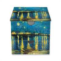 Vincent van Gogh: Starry Night over the Rhône Flame Tree Memo Box with Drawer (Flame Tree Memo Boxes)