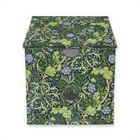 William Morris: Seaweed Flame Tree Memo Box with Drawer (Flame Tree Memo Boxes)
