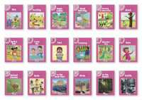 Jolly Phonics Pink Readers Complete Set : in Precursive Letters (British English Edition)