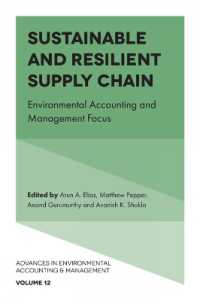 Sustainable and Resilient Supply Chain : Environmental Accounting and Management Focus (Advances in Environmental Accounting & Management)