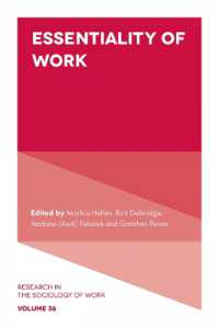 Essentiality of Work (Research in the Sociology of Work)