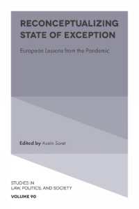 Reconceptualizing State of Exception : European Lessons from the Pandemic (Studies in Law, Politics, and Society)