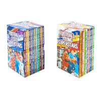 Football Superstars 24 Book Set Collection : (Ronaldo, Lamine Yamal, Salah, Harry Kane, De Bruyne, Messi, Saka, Haaland, Mbappe, Bellingham, Fernandez, Rashford)