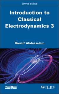 Introduction to Classical Electrodynamics 3 (Iste Invoiced)