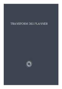 TRANSFORM 365 PLANNER : Undated Planner