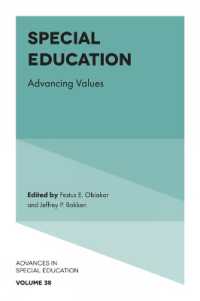 Special Education : Advancing Values (Advances in Special Education)