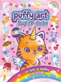 Puffy Art Super Cute (Bumpy Line Colouring Book)