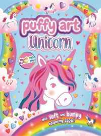 Puffy Art Unicorn (Bumpy Line Colouring Book)