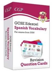 New GCSE Edexcel Spanish: Vocabulary Revision Question Cards (for exams from 2026) (Cgp Edexcel Gcse Spanish)