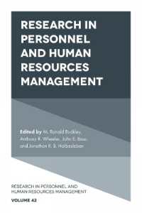 Research in Personnel and Human Resources Management (Research in Personnel and Human Resources Management)
