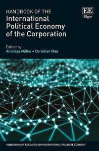 会社の国際政治経済学ハンドブック<br>Handbook of the International Political Economy of the Corporation (Handbooks of Research on International Political Economy series)