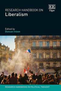 リベラリズム：研究ハンドブック<br>Research Handbook on Liberalism (Research Handbooks in Political Thought series)