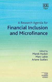 金融包摂とマイクロファイナンスの研究課題<br>A Research Agenda for Financial Inclusion and Microfinance (Elgar Research Agendas)