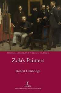 Zola's Painters (Research Monographs in French Studies)