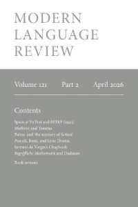 Modern Language Review (121.2) April 2026