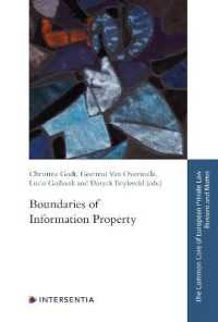 Boundaries of Information Property (Common Core of European Private Law)