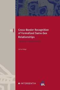 Cross-Border Recognition of Formalized Same-Sex Relationships : The Role of Ordre Public (European Family Law)