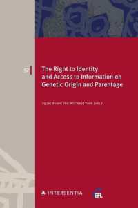 The Right to Identity and Access to Information on Genetic Origin and Parentage (European Family Law)