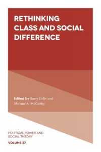 階級と社会的差異の再考<br>Rethinking Class and Social Difference (Political Power and Social Theory)