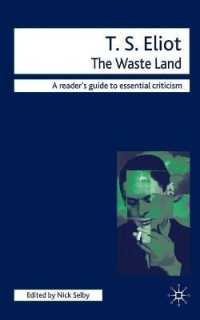 T.S.Eliot : "waste Land" (Icon Reader's Guides to Essential Criticism) -- Paperback