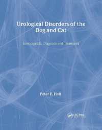 Urological Disorders of the Dog and Cat : Investigation, Diagnosis, Treatment