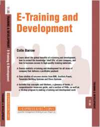E-training and Development : Training and Development (Training & Development) -- Paperback