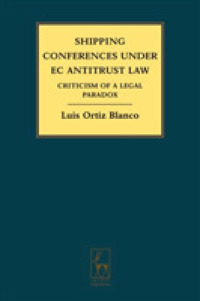 ＥＣ独禁法の下での海運同盟<br>Shipping Conferences under EC Antitrust Law : Criticism of a Legal Paradox