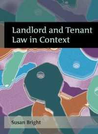 英国不動産賃貸借法の要点<br>Landlord and Tenant Law in Context
