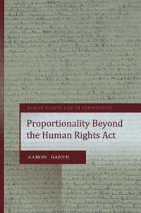 Proportionality under the UK Human Rights Act (Human Rights Law in Perspective)