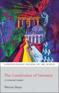 ドイツ憲法の文脈分析<br>The Constitution of Germany : A Contextual Analysis (Constitutional Systems of the World)