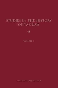 租税法史研究・第３巻<br>Studies in the History of Tax Law, Volume 3 (Studies in the History of Tax Law)