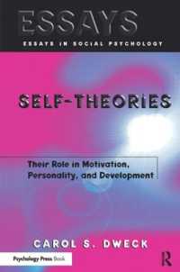 Self-theories : Their Role in Motivation, Personality, and Development (Essays in Social Psychology)
