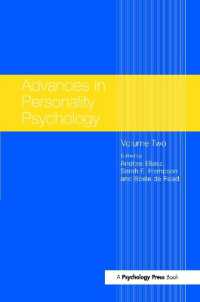Advances in Personality Psychology : Volume II (Advances in Personality Psychology)