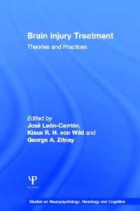 Brain Injury Treatment : Theories and Practices (Studies on Neuropsychology, Neurology and Cognition)