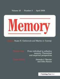 From Individual to Collective Memory : Theoretical and Empirical Perspectives (Memory) （1ST）