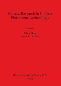 Current Research in Chinese Pleistocene Archaeology
