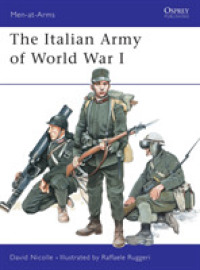 Italian Army of World War I 1915-18 (Men-at-arms) -- Paperback / softback