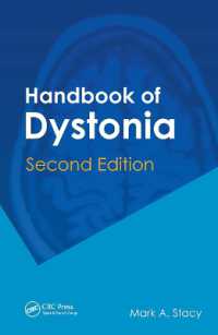 ジストニー・ハンドブック（第２版）<br>Handbook of Dystonia (Neurological Disease and Therapy) （2ND）