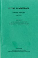 Flora Zambesiaca Volume 13, Part 1 : Asparagaceae, Behniaceae, Agavaceae, Anthericaceae, Alliaceae, Agapanthaceae, Amaryllidaceae (Flora Zambesiaca)